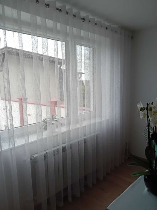 Firany do salonu na przelotkach 3 szt. bardzo ładne - okazja