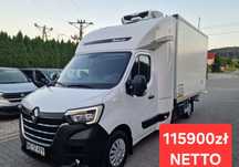 Renault Master  Chłodnia/Mroźnia/Grzanie/230V/Drukarka/Backsleep/Pneumatyka/Gwarancja