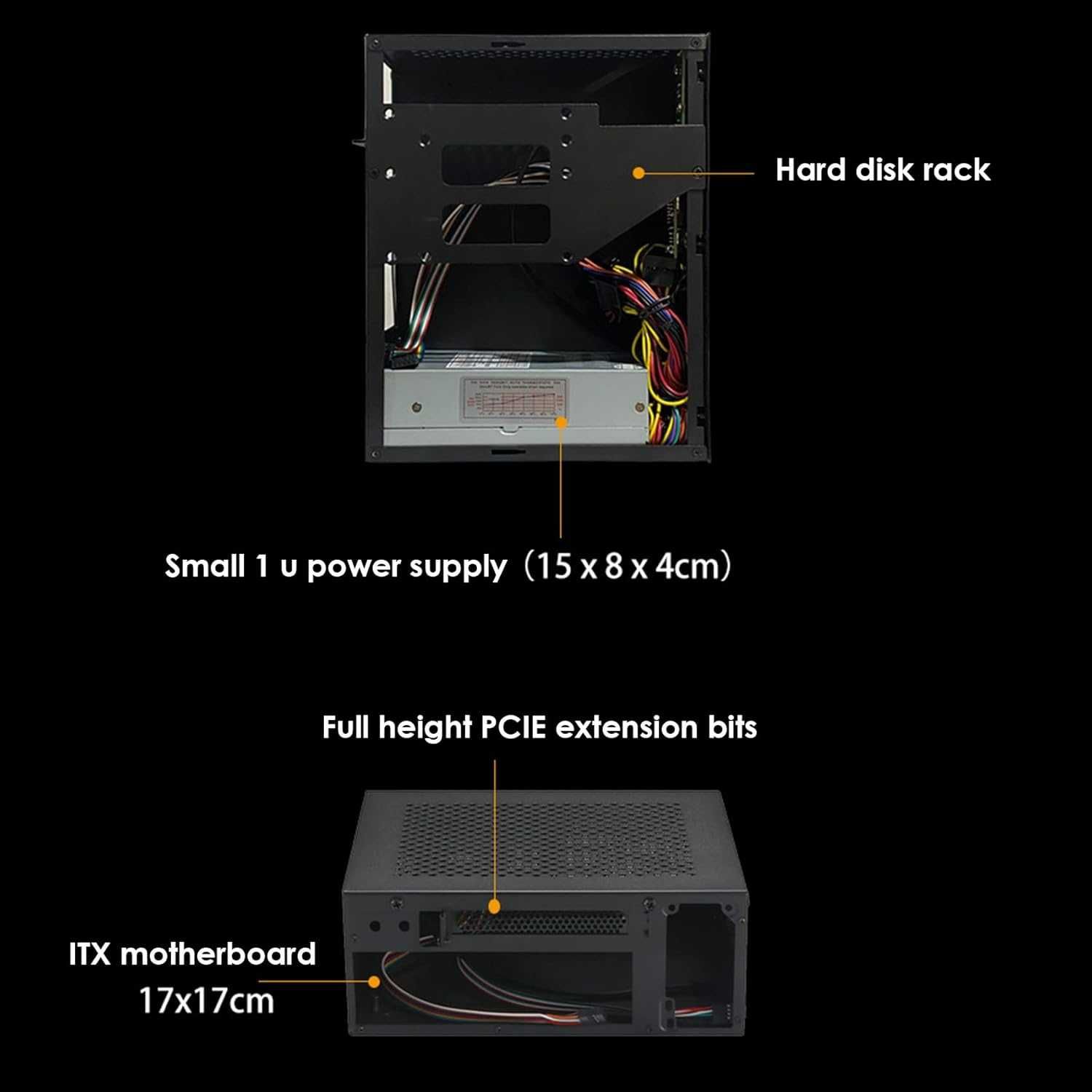 Mini PC chassis de secretária SKTC
