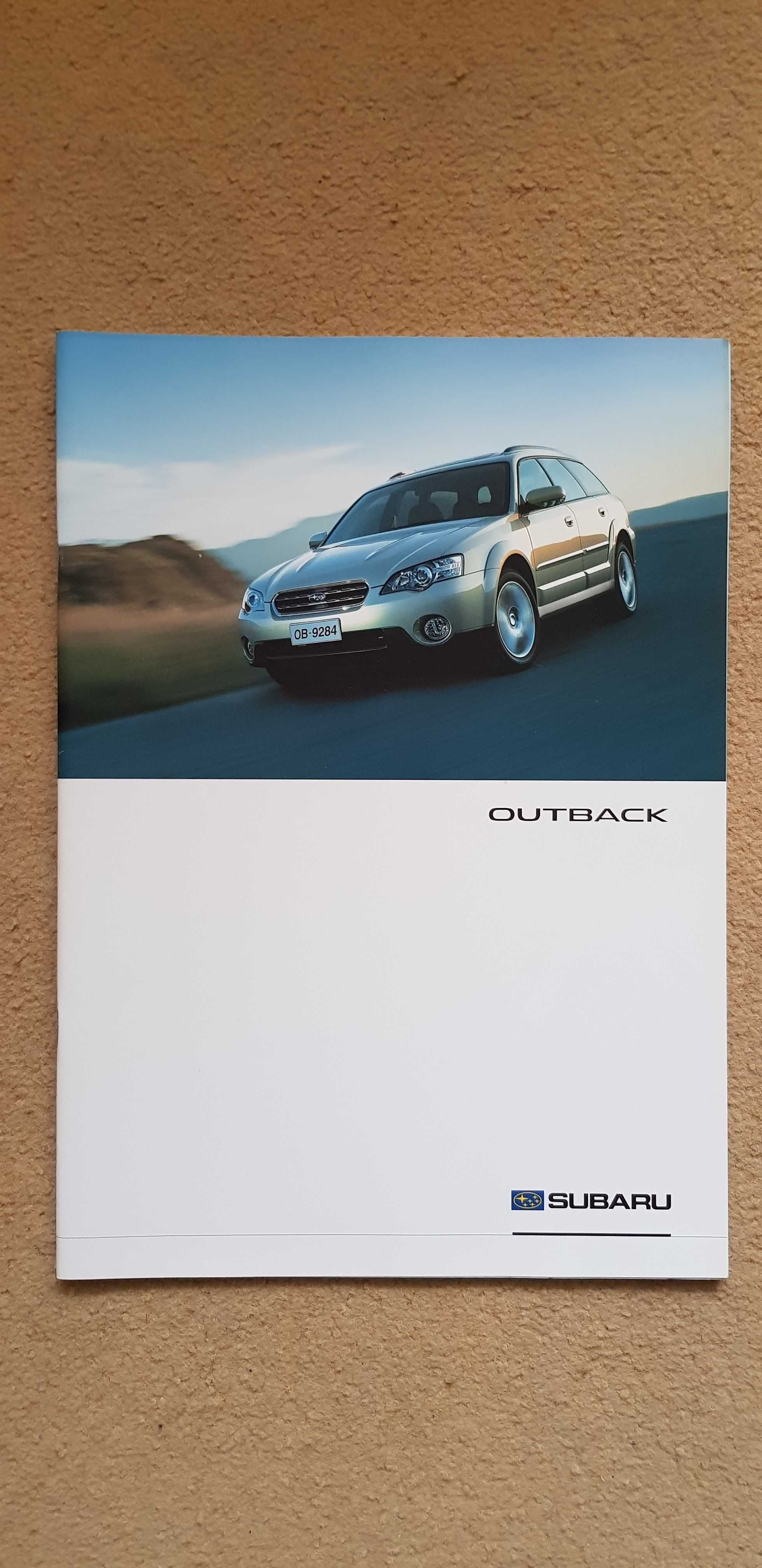 Prospekt Subaru Outback 2004r.