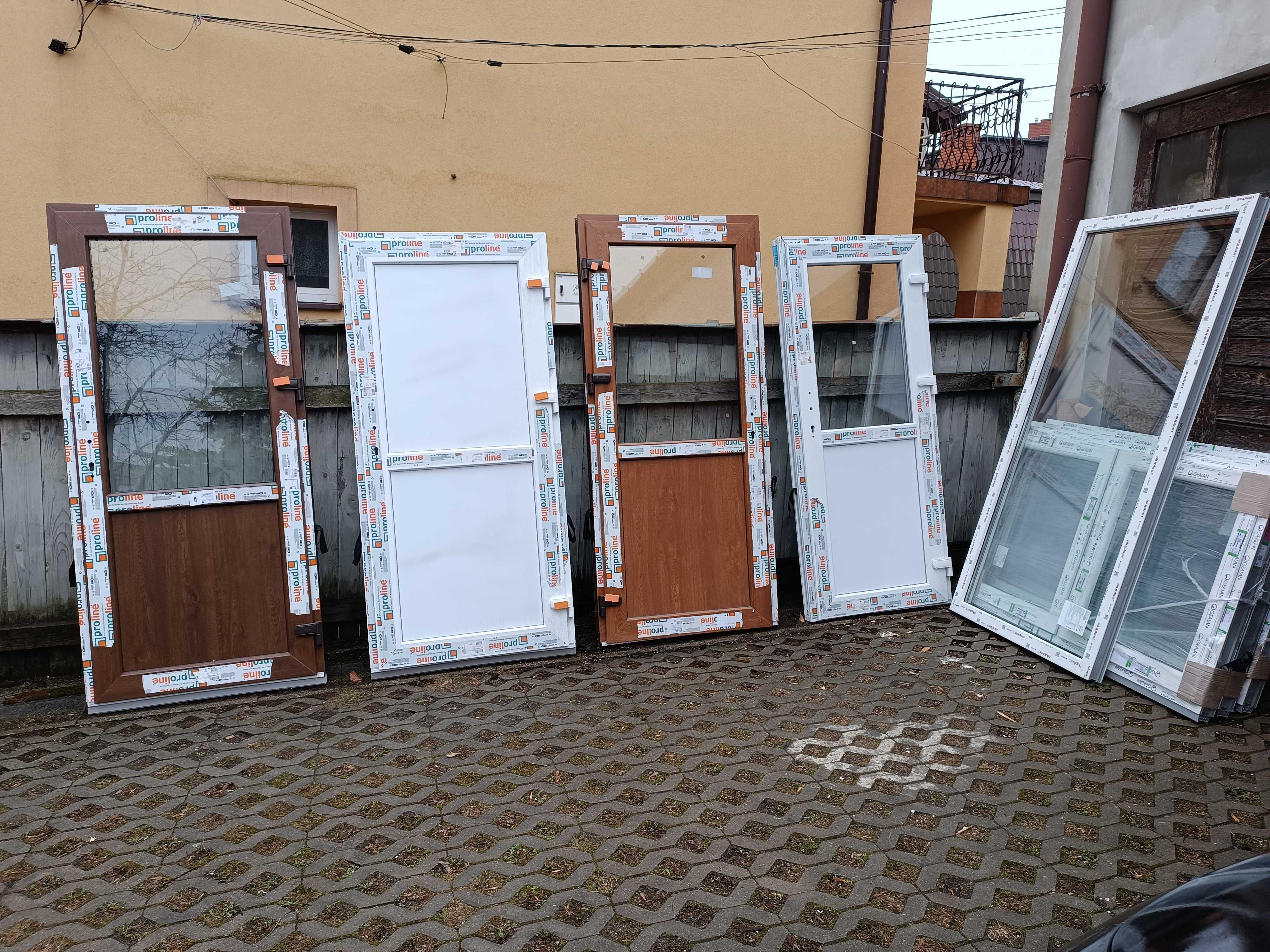 Drzwi PCV 140x210 cm OD REKI także inne rozmiary _okna