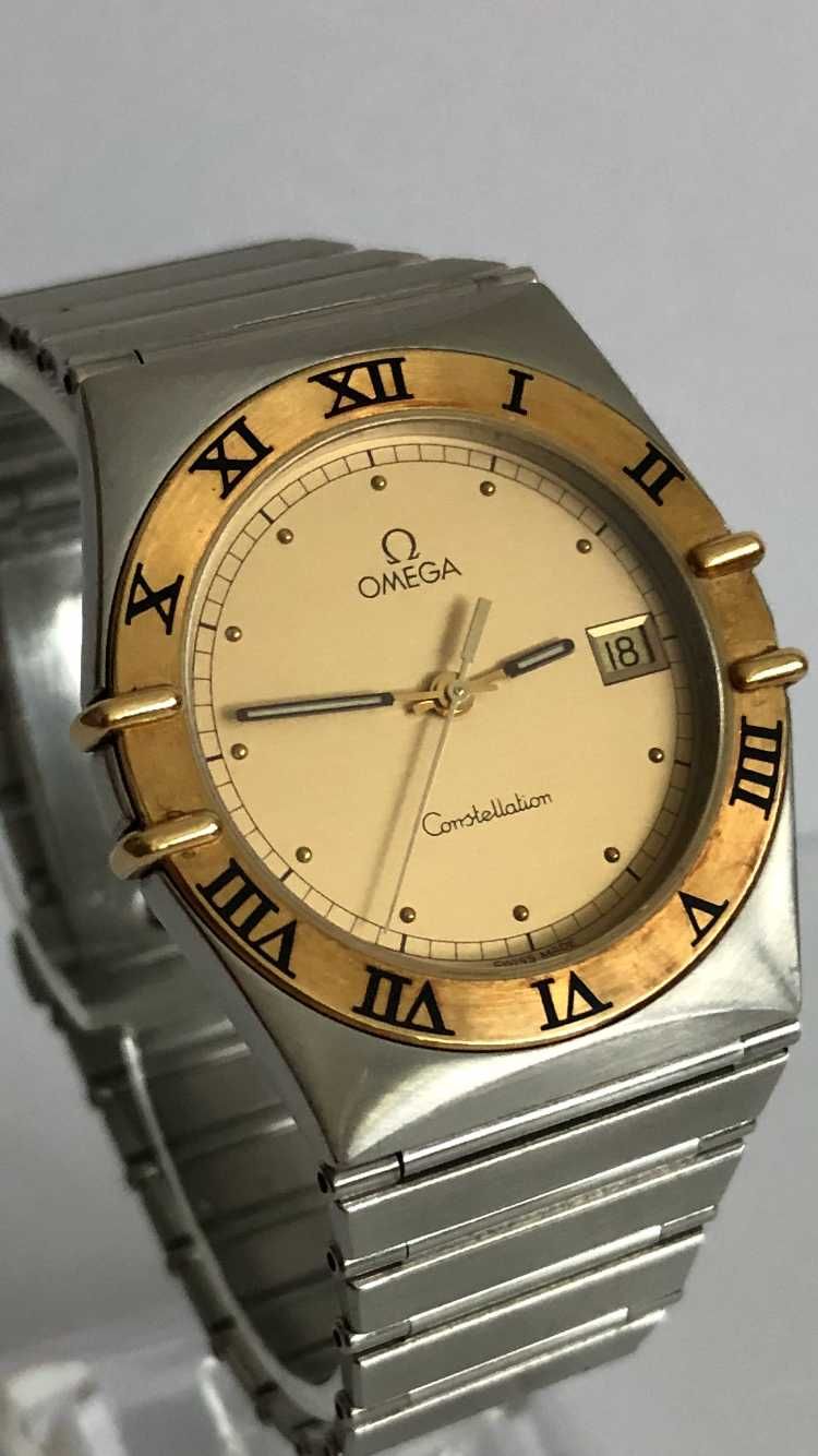 Omega Constellation, Full Set, zegarek męski, TOP