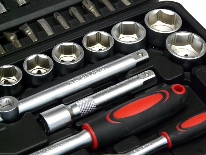 Zestaw Kluczy Nasadowych Klucze Nasadowe Torx 108 Sztuk Nasadki Walizk