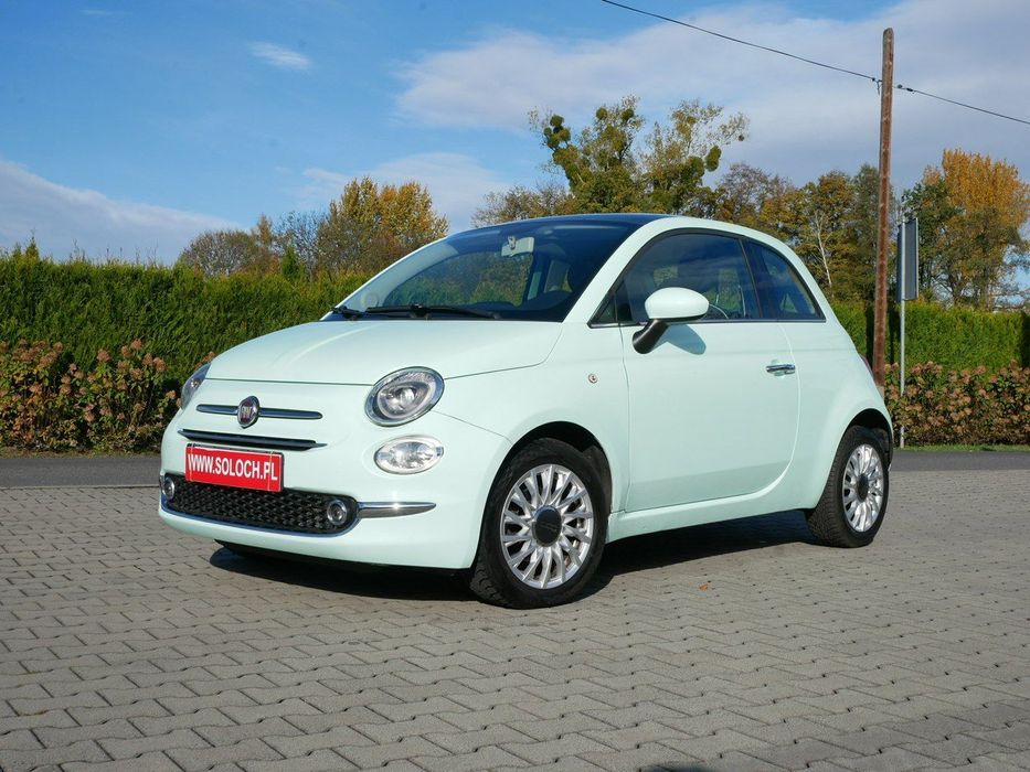 Fiat 500 FL 1.2 69KM [Eu6] Lounge Automat -Panorama -Bardzo zadbany