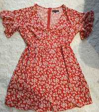 Sukienka flowers boho, r. L/XL (40/42)