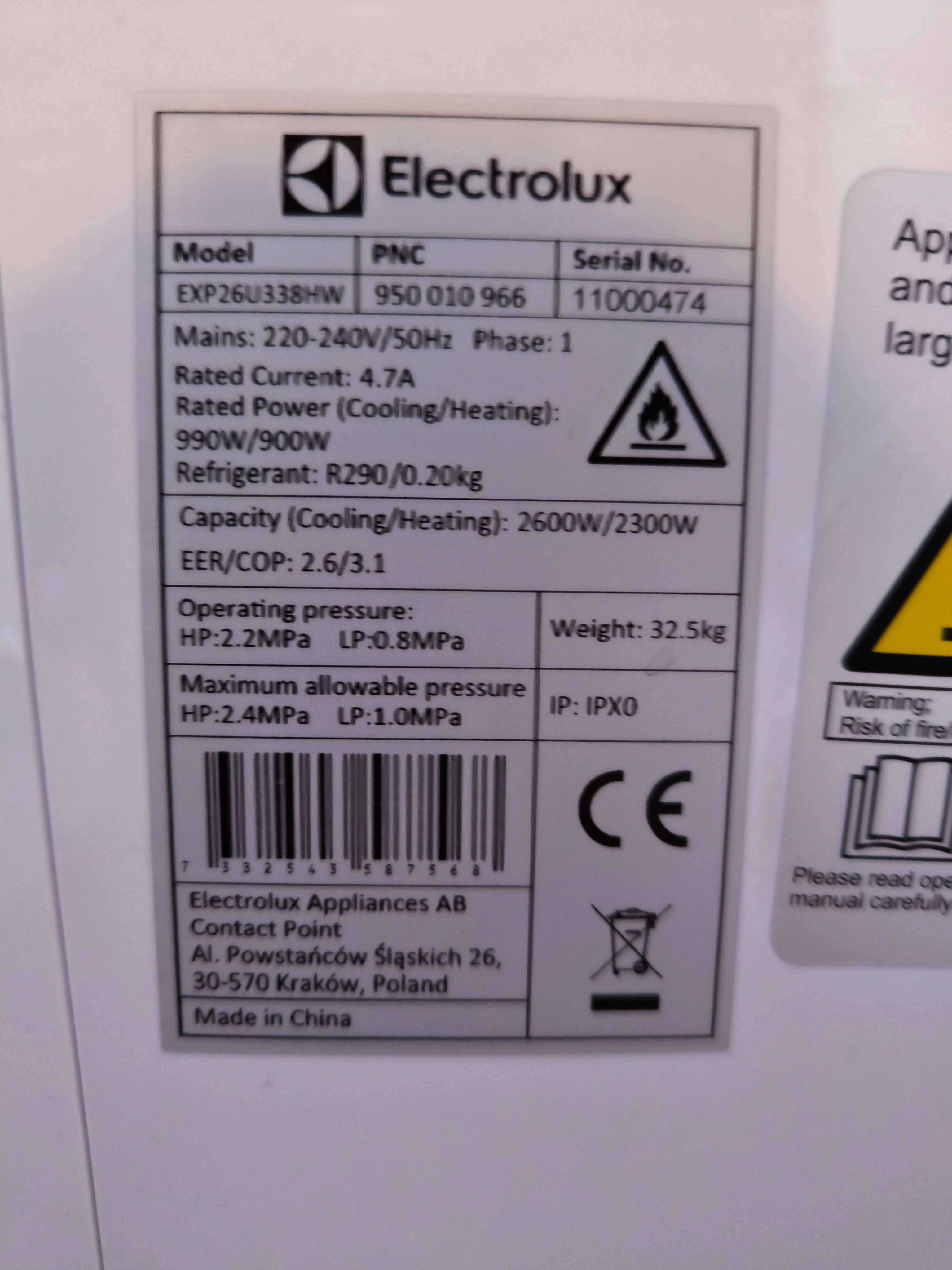 Klimatyzator przenośny Electrolux