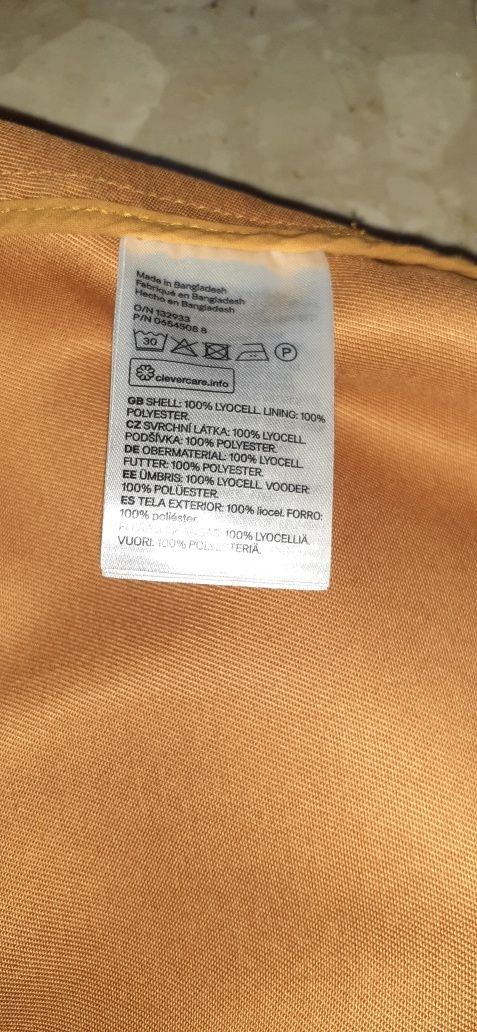 płaszcz trencz H&M 42 44 lyocell