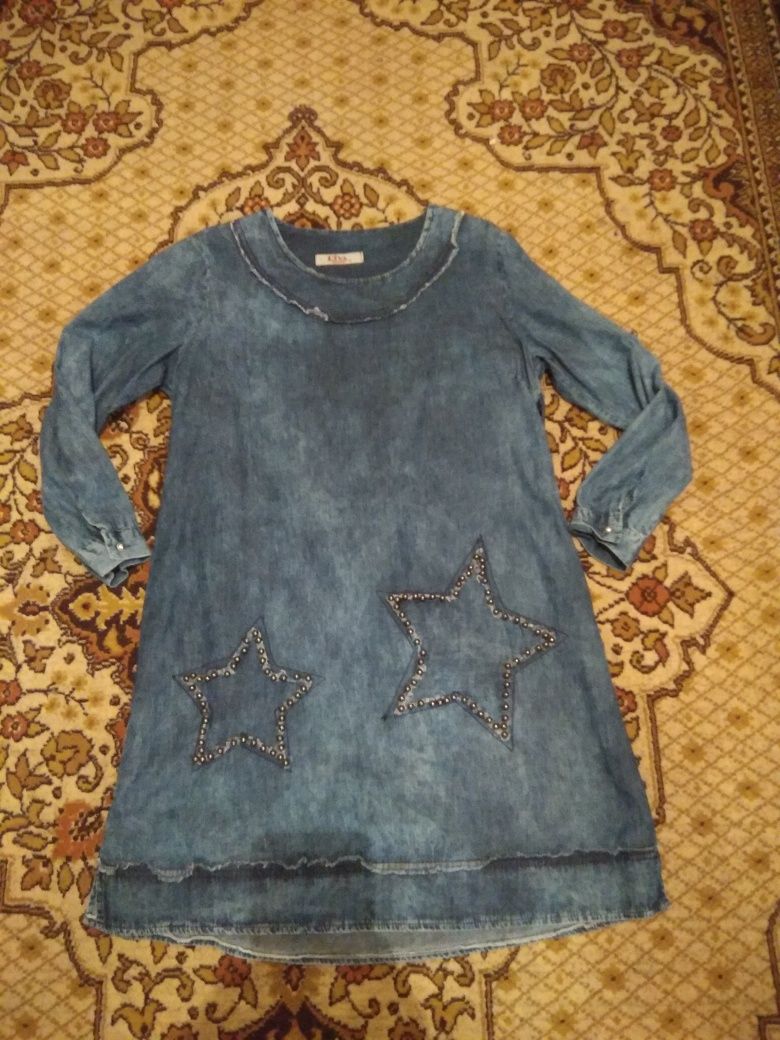 Джинсовое платье, сукня 48-50