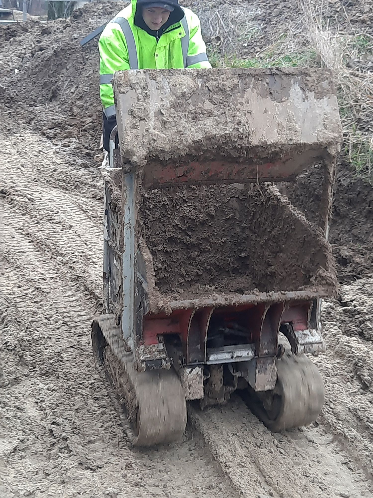 Usługi koparka minikoparka mini koparka wykopy przyłącza wywrotka