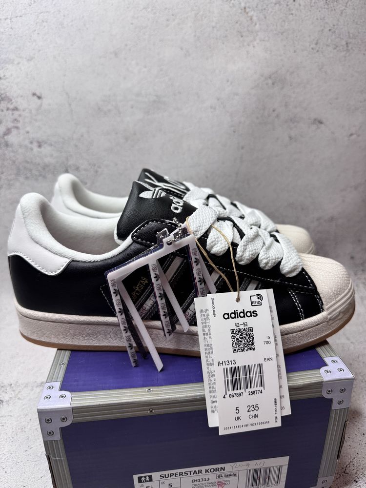 Кеди Adidas Korn x Superstar '30th Anniversary' 37-45 Black White