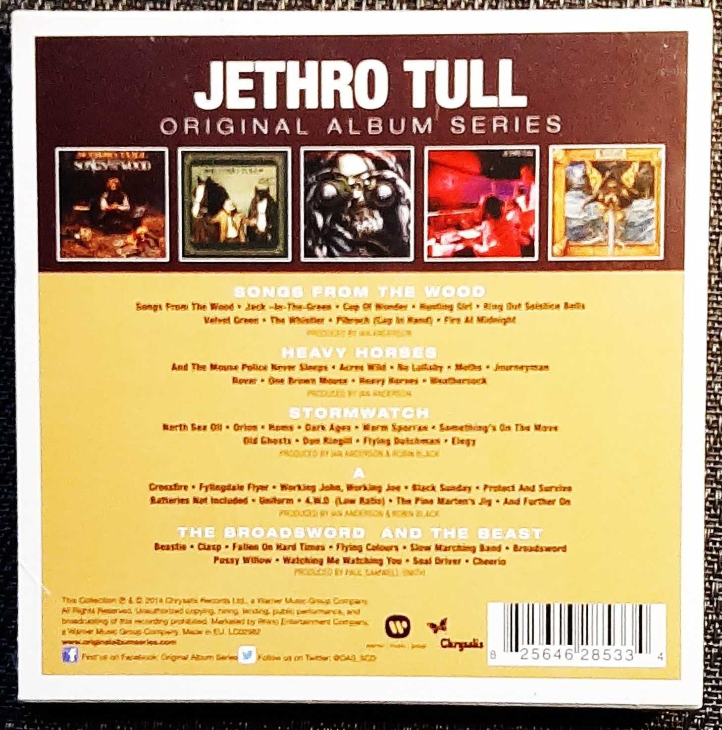Polecam Wspaniały Zestaw 5 płyt CD JETHRO TULL Limitowana Edycja DeLux