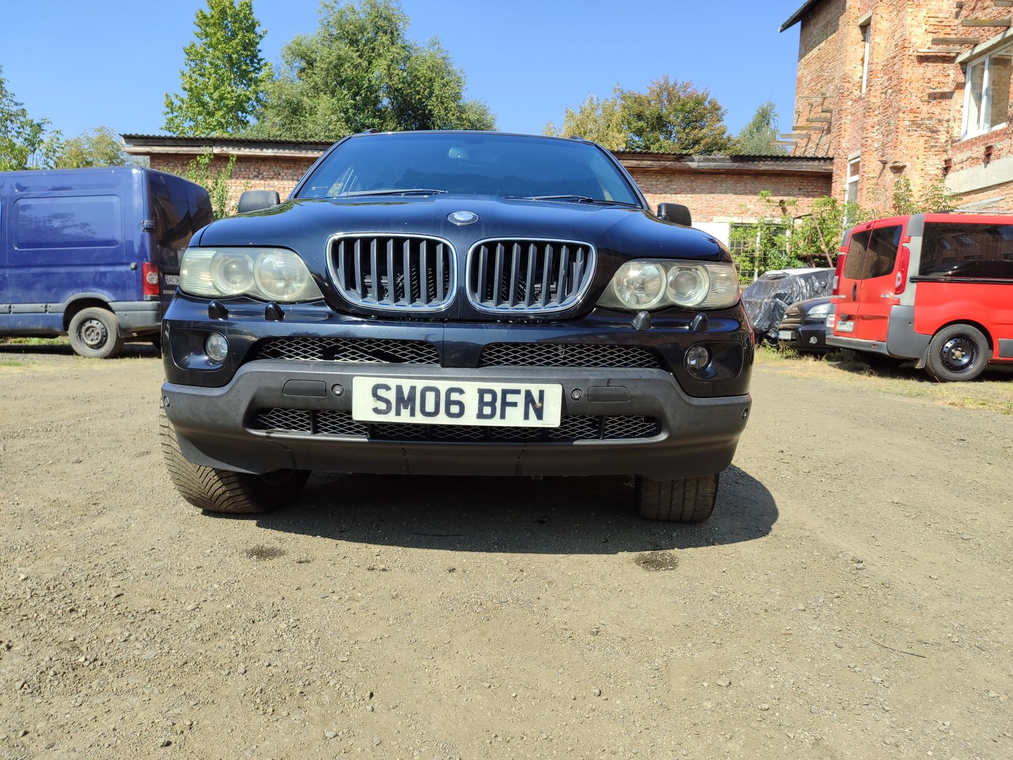 Бампер передний BMW X5 E53 БМВ Х5 Е53 Розборка парктронік туманка