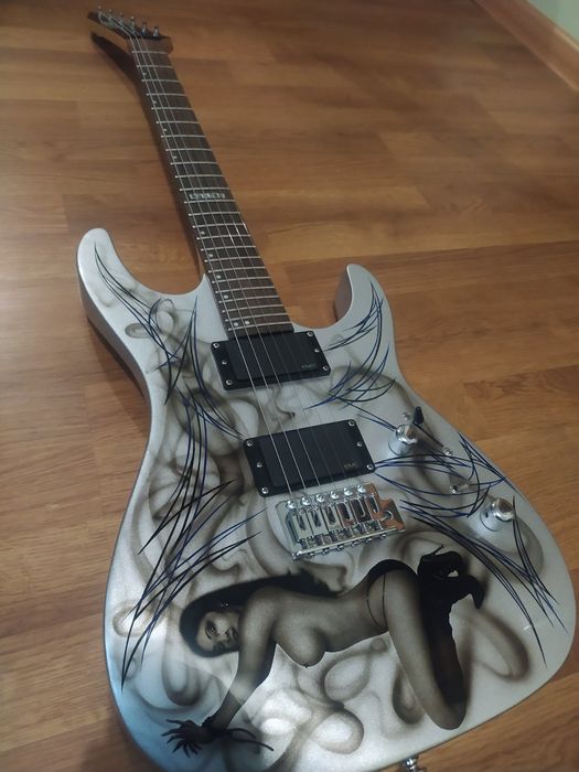 Електрогітара LTD ESP MG-550 з аерографією, в дуже хорошому стані