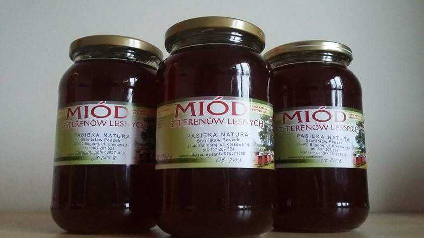 Miód z terenów leśnych