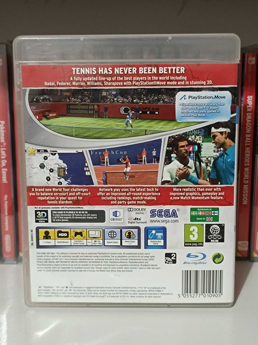PS3 Jogos UFC 2009: Undisputed e Virtua Tennis 4
