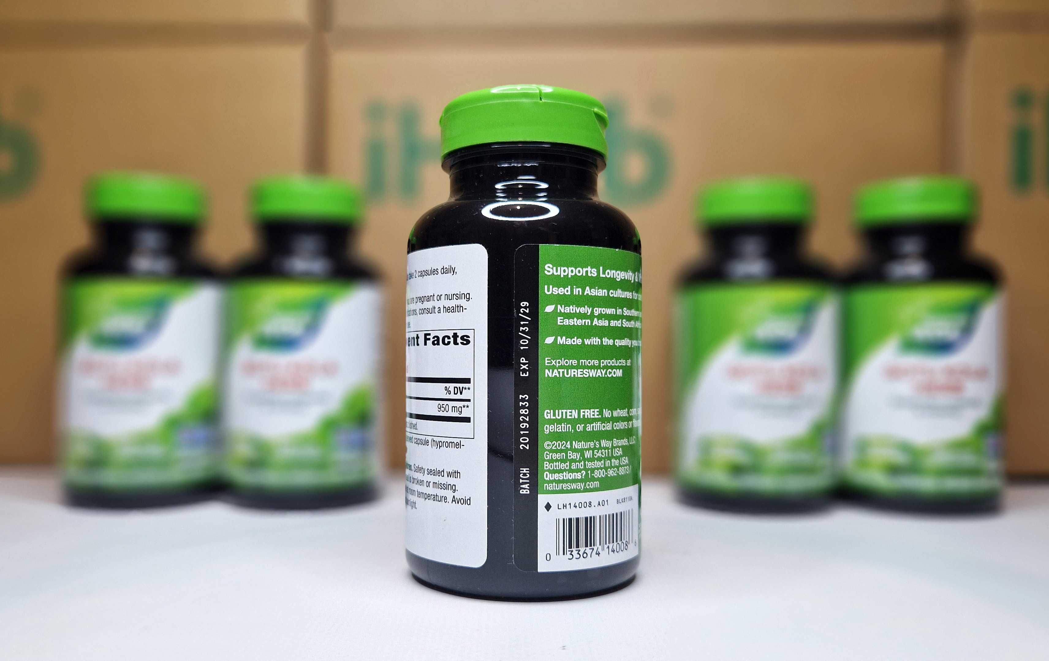Готу кола Nature's Way Gotu Kola Herb, центелла азіатська, 425мг 180шт