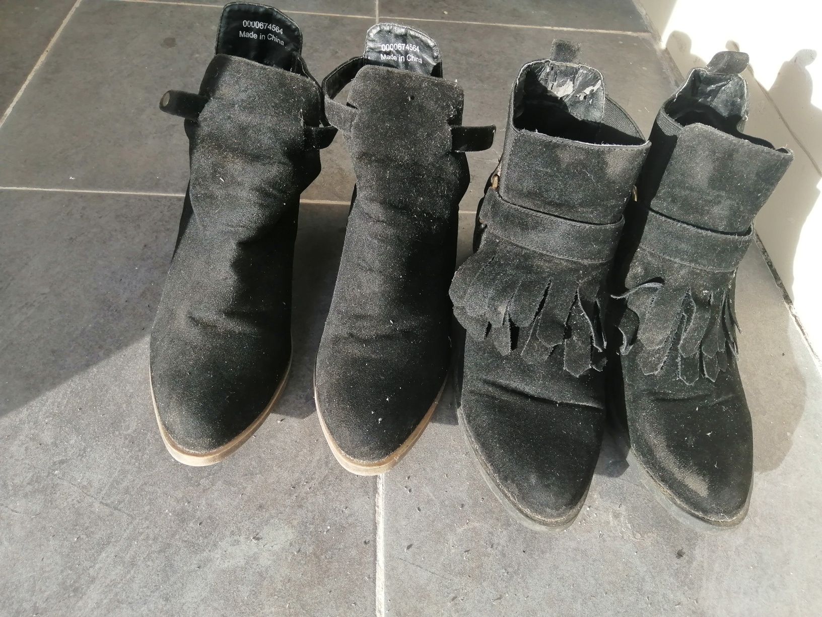 Vendo botas pretas