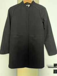 H&M płaszcz płaszczyk elegancki czarny 36 s