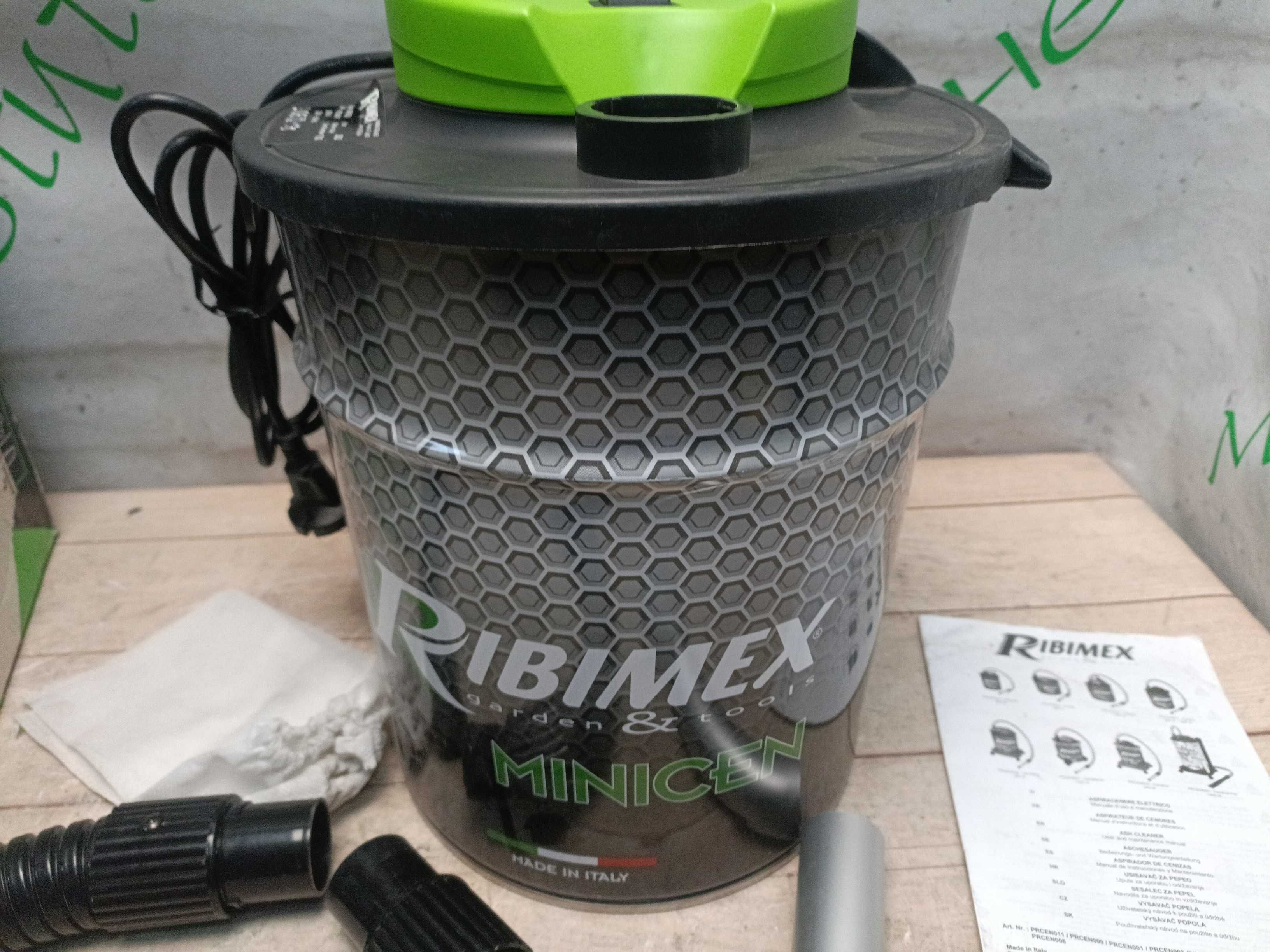 Ribimex пылесос для уборки золы, каминный пылесос, 10л, 800Вт