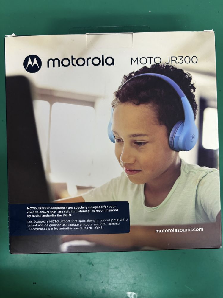 Słuchawki dla dziecka . Motorola moto jr300 Nowe