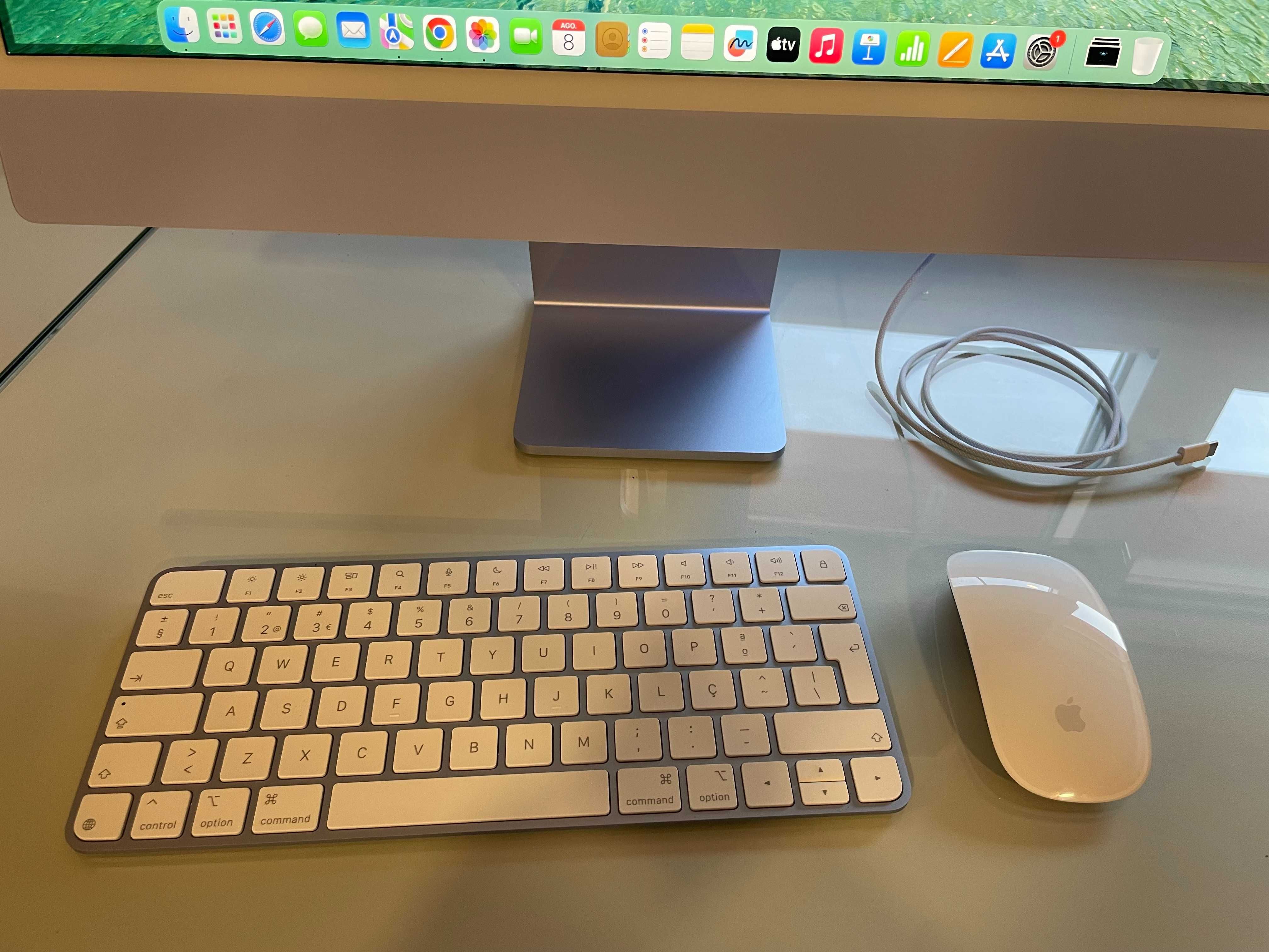 iMac APPLE Azul (24'' 4,5k - M4 RAM: 16GB- 256GB- GPU 8-Core) 2025