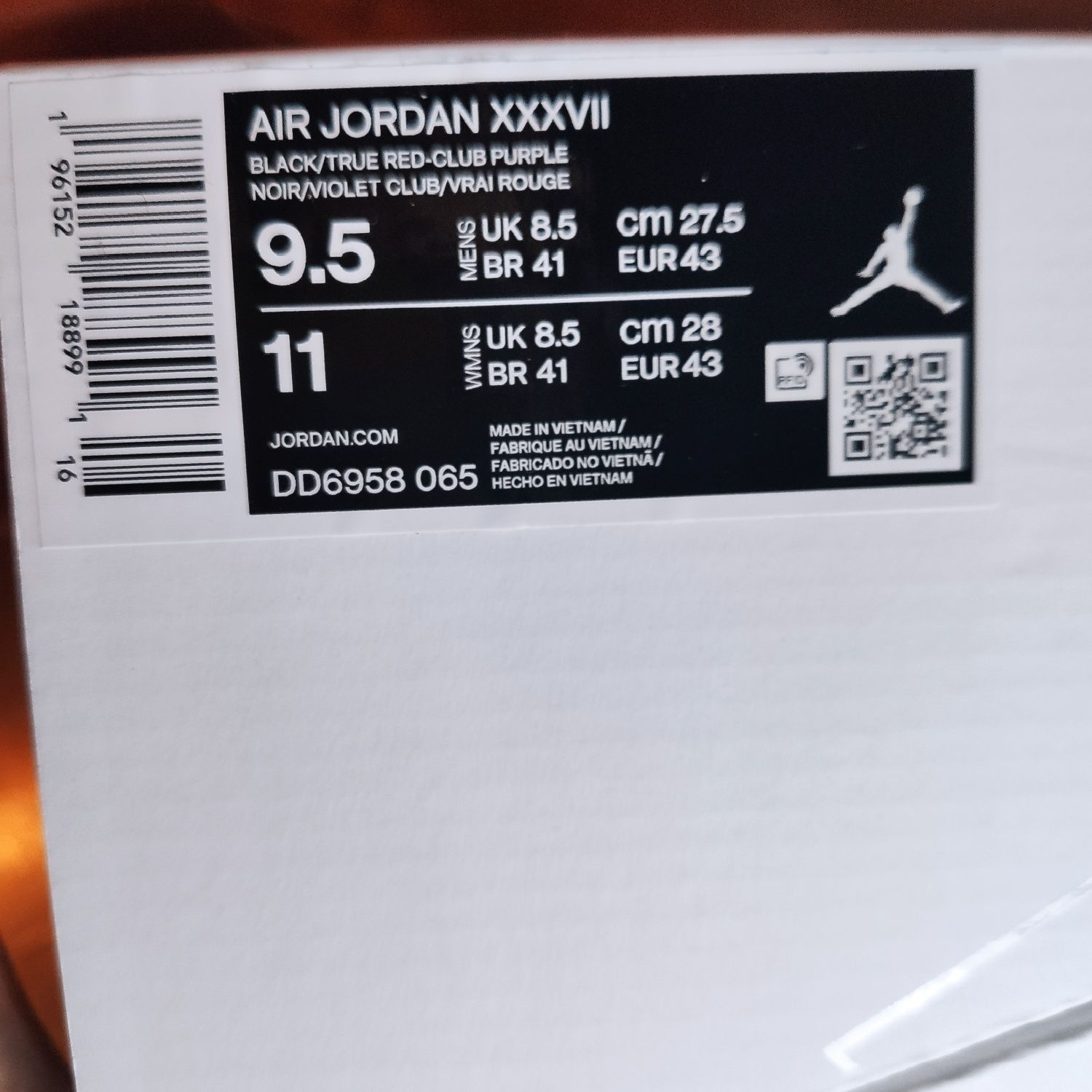 Jordan XXXVII rozmiar 43 buty do koszykówki