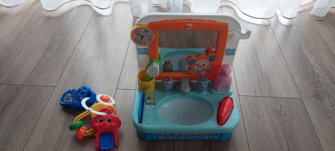 Fisher price zlew umywalka łazienka klucze