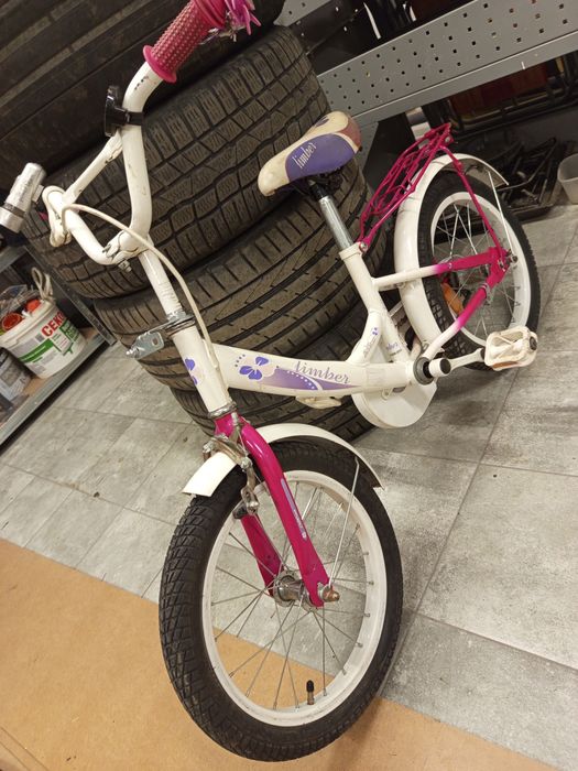 Rezerwacja - Rowerek Dziecięcy Dziewczęcy dla Dziewczynki 16 Cali Koła