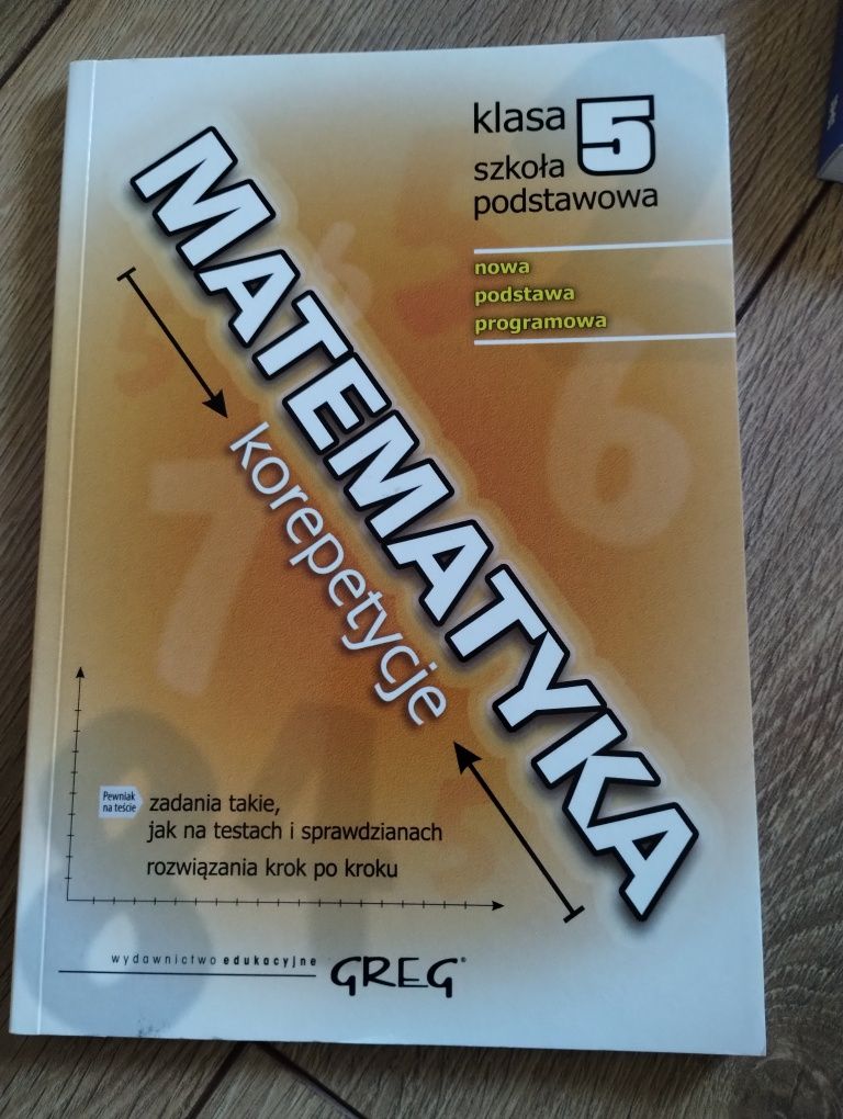 Książka Matematyka klasa 5 korepetycje