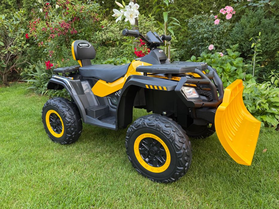 Quad elektryczny dla dziecka 24V z pługiem