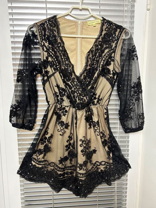 Комбез нарядный.Платье нарядное. Комбінезон в паєтках. Ромпер нарядний