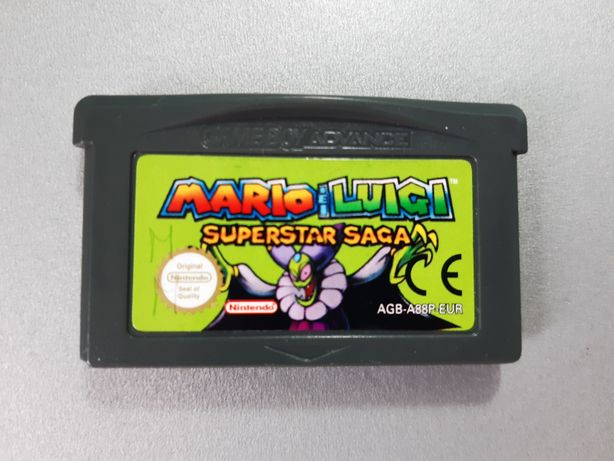 Jogo Mario & Luigi: Superstar Saga (Game Boy Advance / GBA, Nintendo)