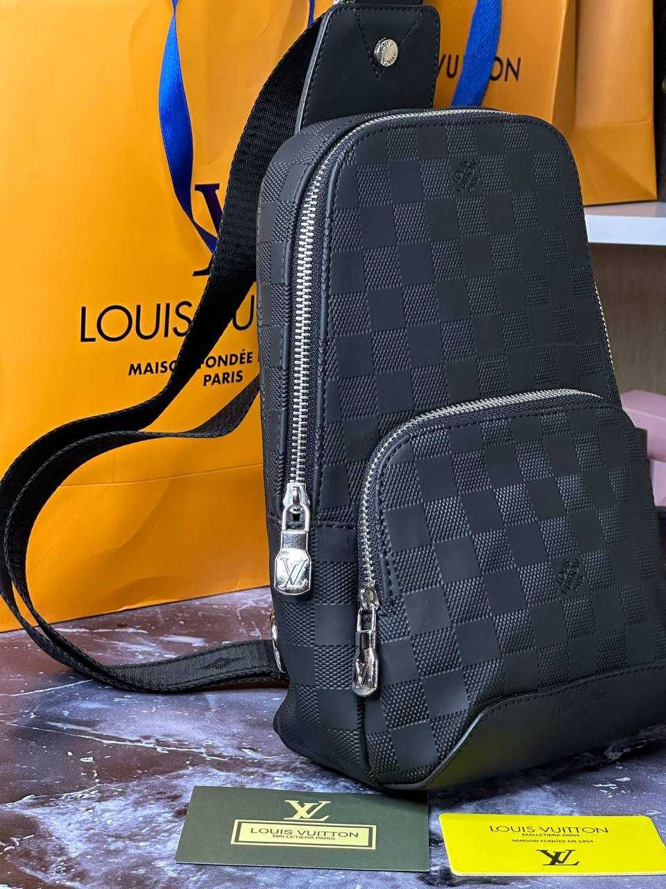 Чоловіча сумка через плечо слинг Louis Vuitton LV s040