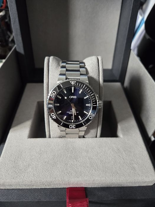Oris Aquis 39.5 ceramika atramentowa tarcza gratis