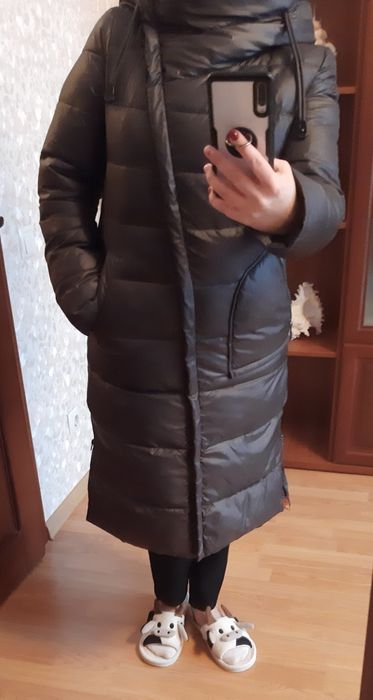 Пальто стьобане пуховик