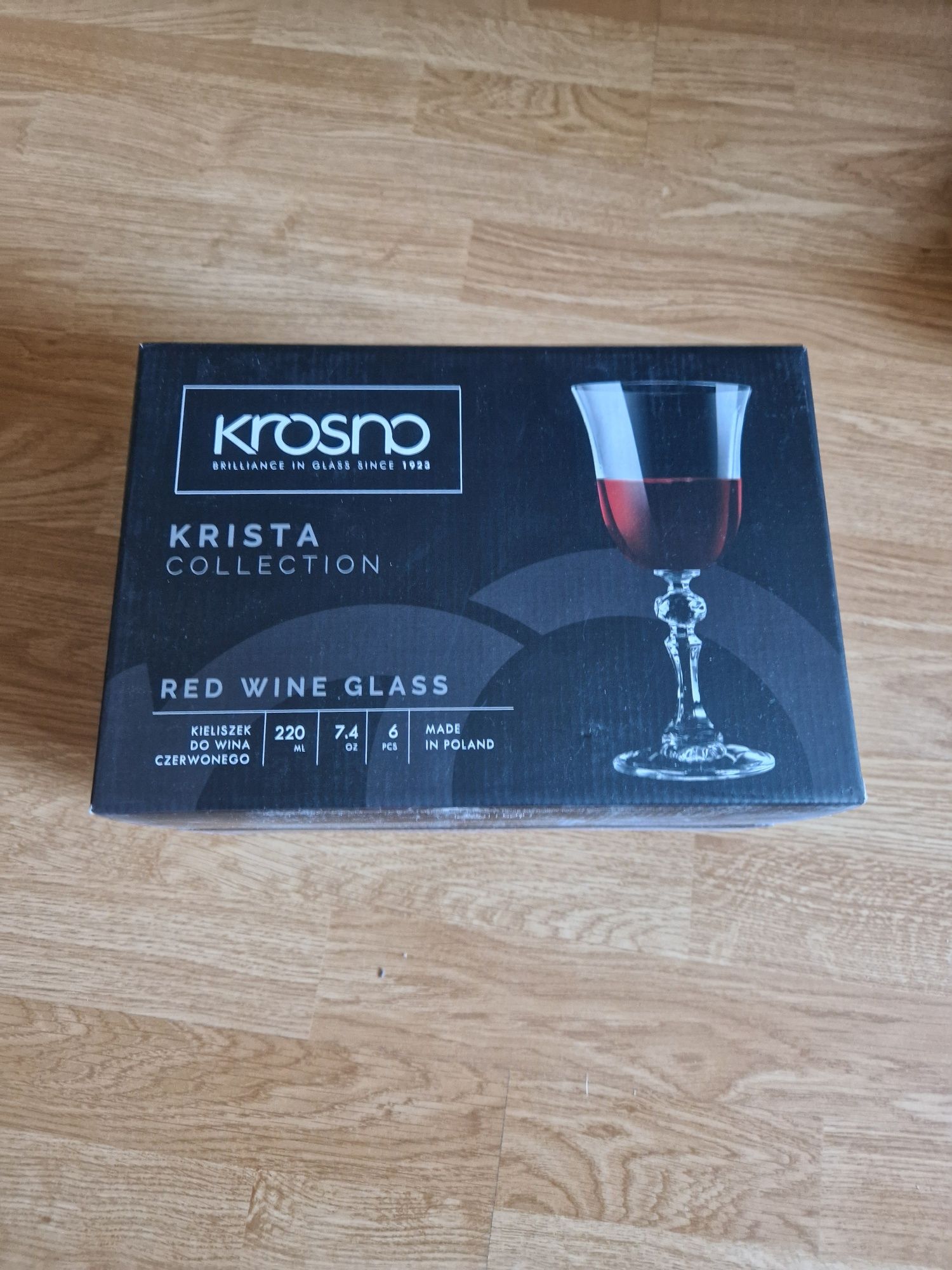 Nowe kieliszki do wina Krosno