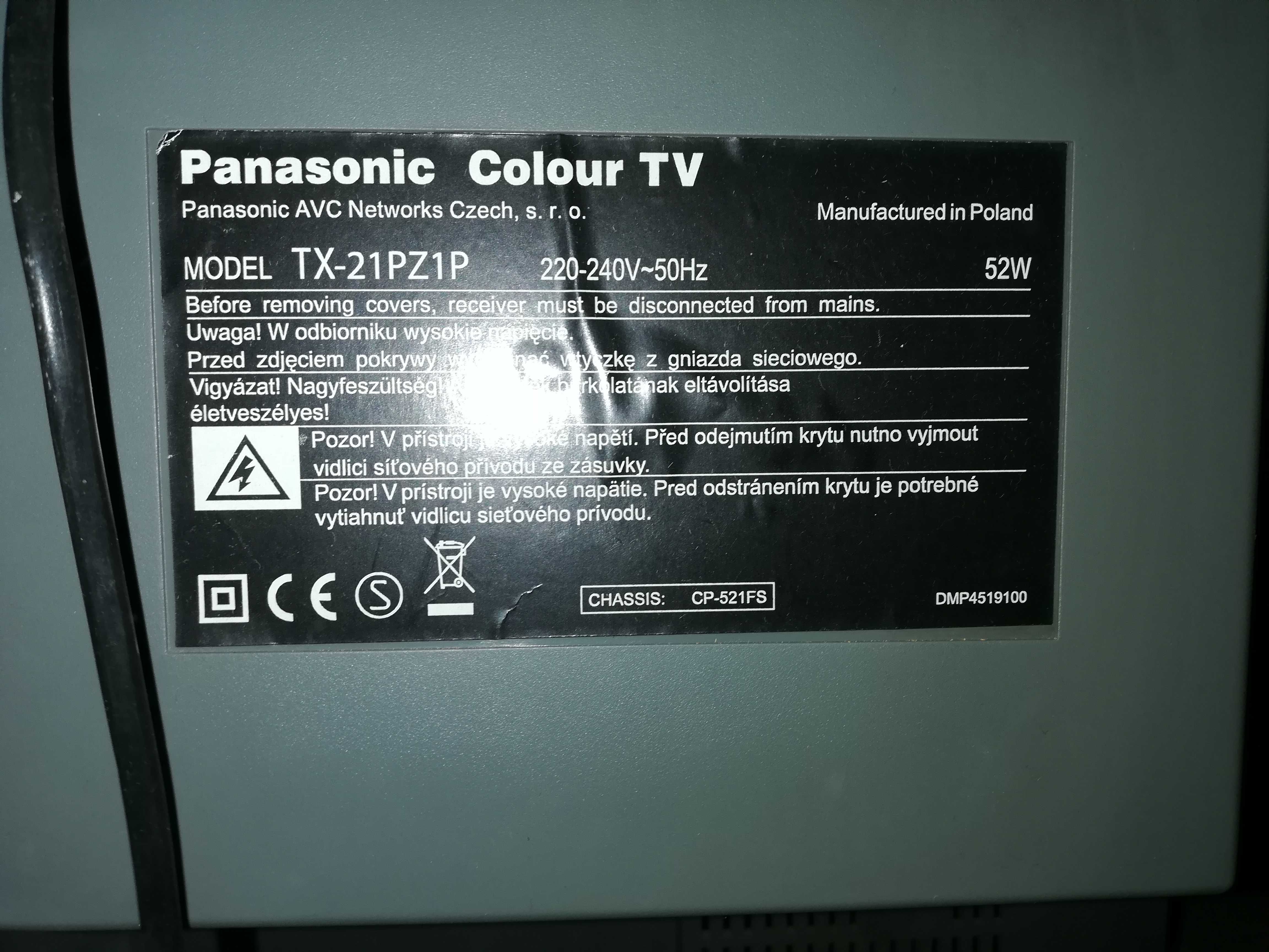 Telewizor kineskopowy Quintrix Panasonic TX-21 PZ1P