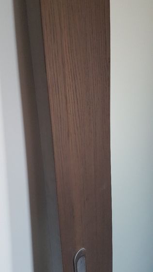 Drzwi przesuwne Polskone model Sempre okleina Silkstone Nugat Royal 75