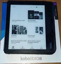Kobo Libra 2 + Sleep Cover + Biblioteca 8200 ebooks PT–PT