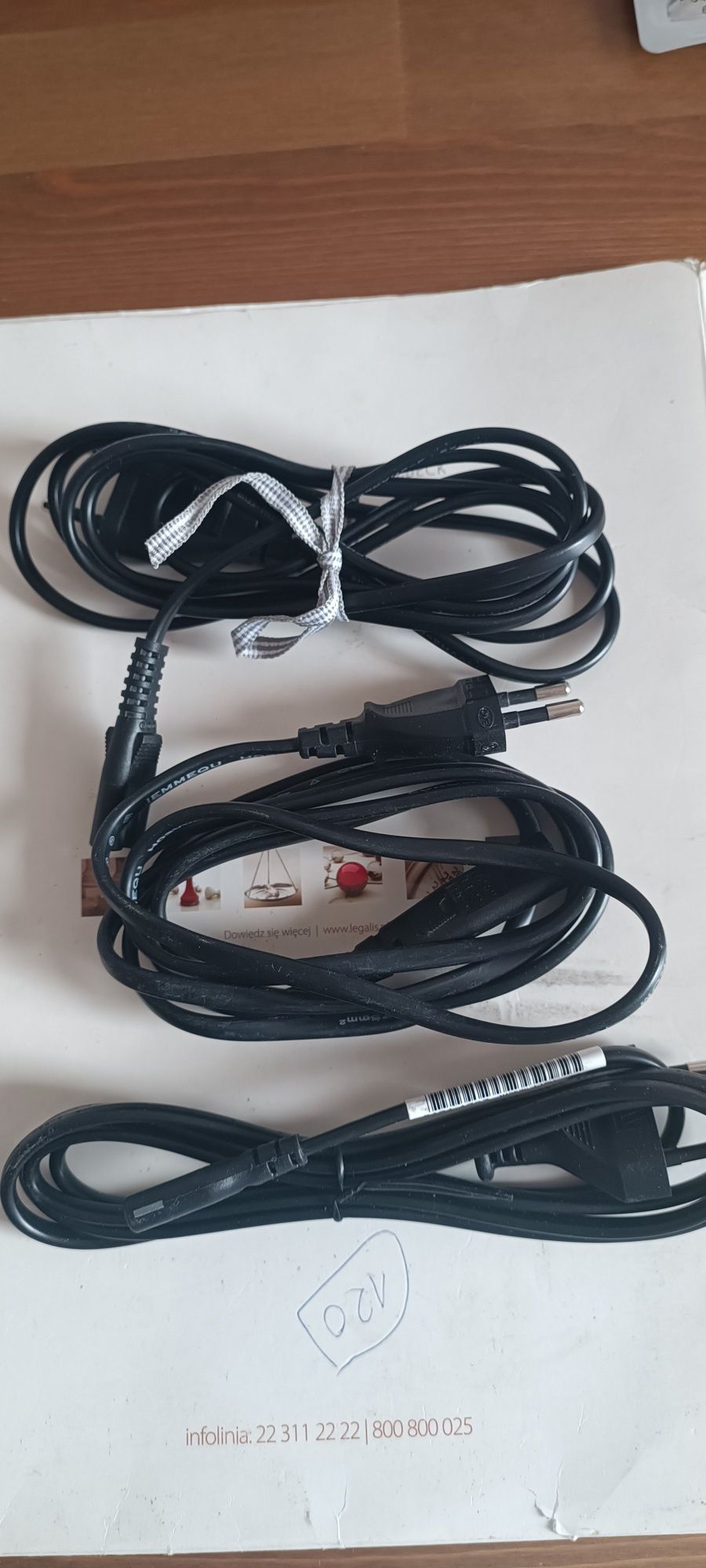 3 kable do magnetof, Euro 8 C 7 AGD, Ósemka, NOWE