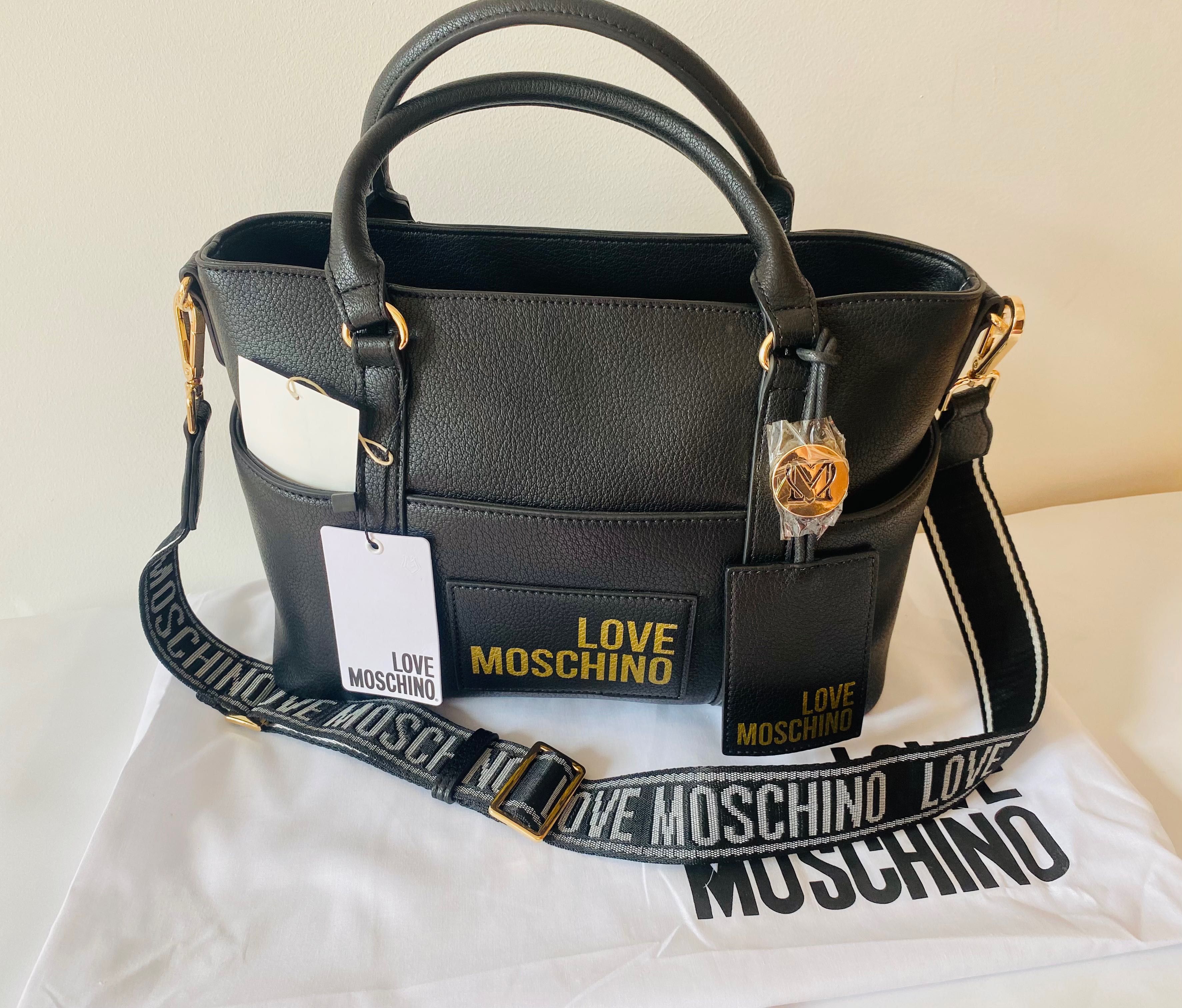 Torebka typu shopper z kolekcji Love Moschino.