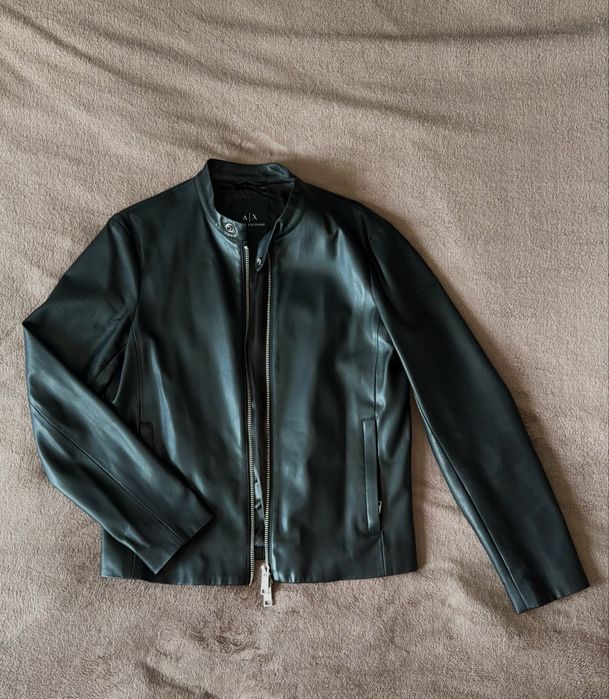 Шкіряна куртка Armani Exchange