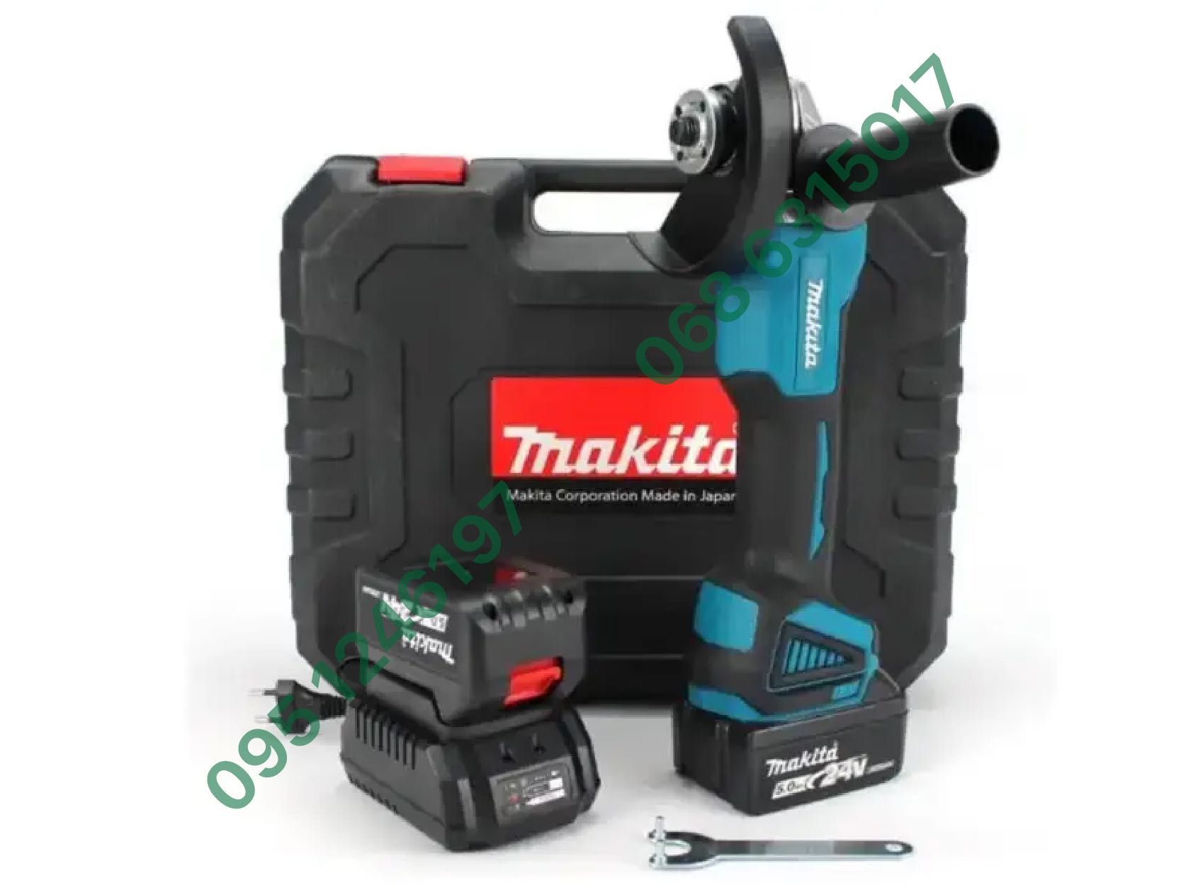 Аккумуляторная болгарка Makita DGA504ZL 24V 5Ah диаметр диска 125 мм