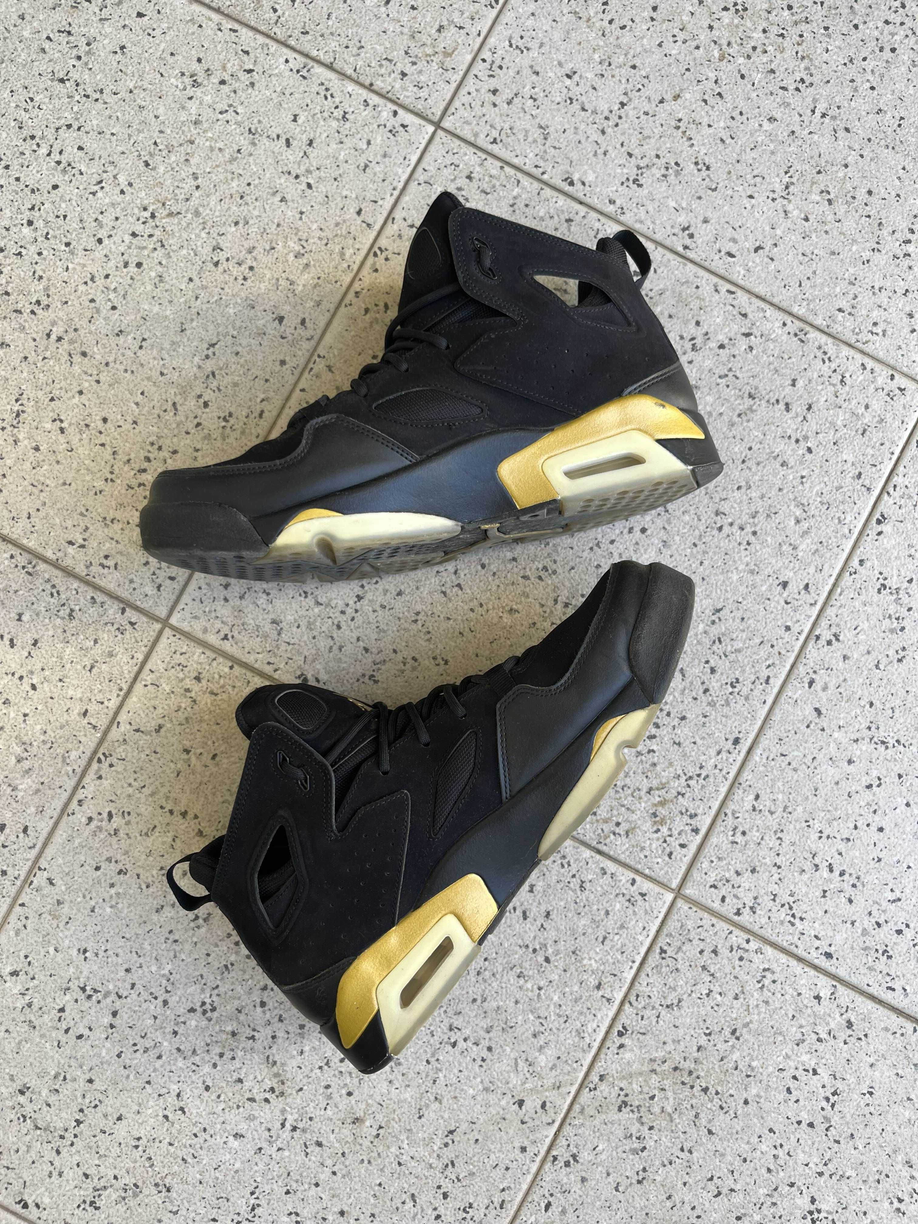 Jordan Flight Club 91 'Black Metallic Gold' with receipt