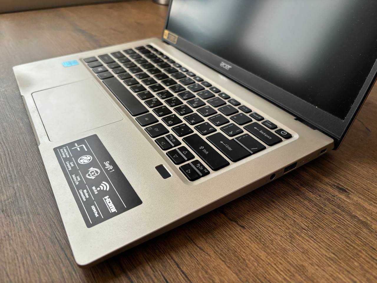 Ноутбук Acer Swift 1 SF114-34 14" IPS/ N6000/ 8 ГБ / SSD 512 GB / Gold
