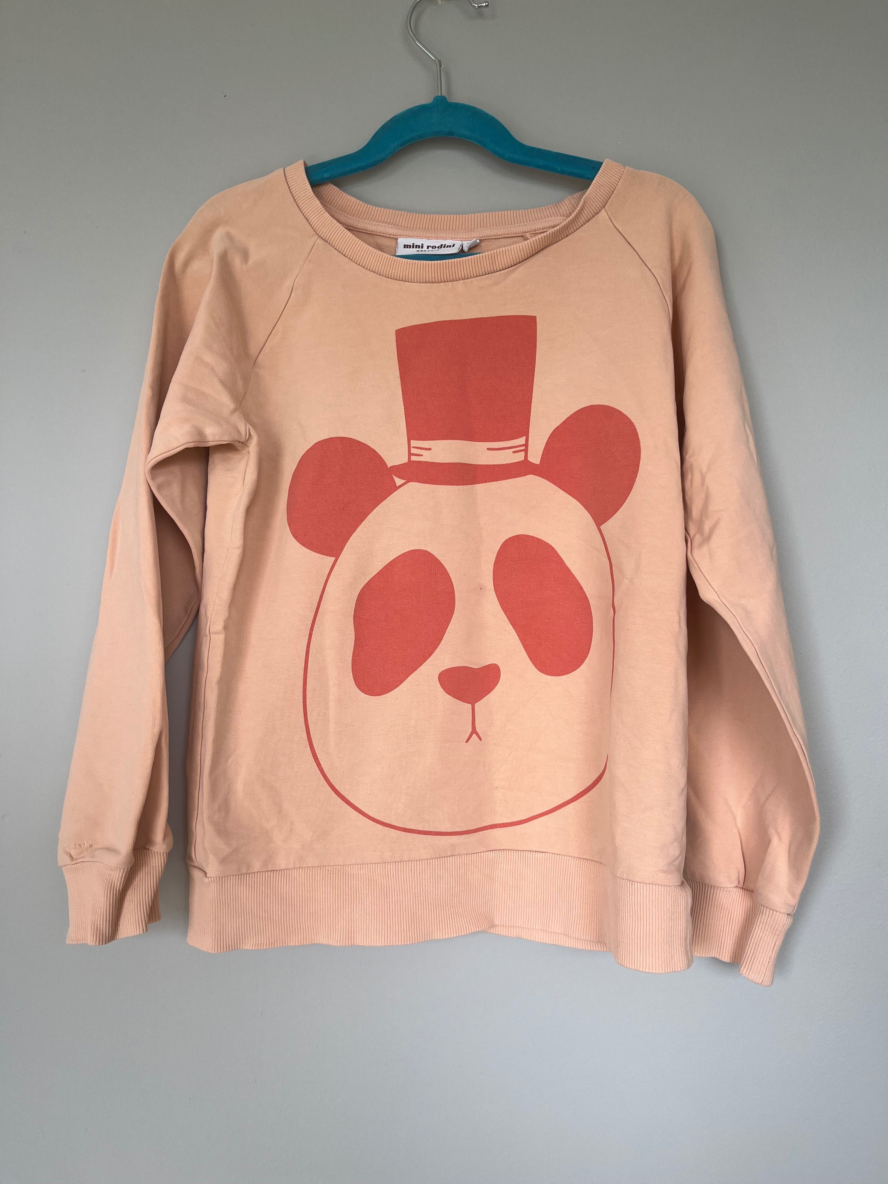 Mini Rodini, kultowa bluza z pandą, roz. 128/134