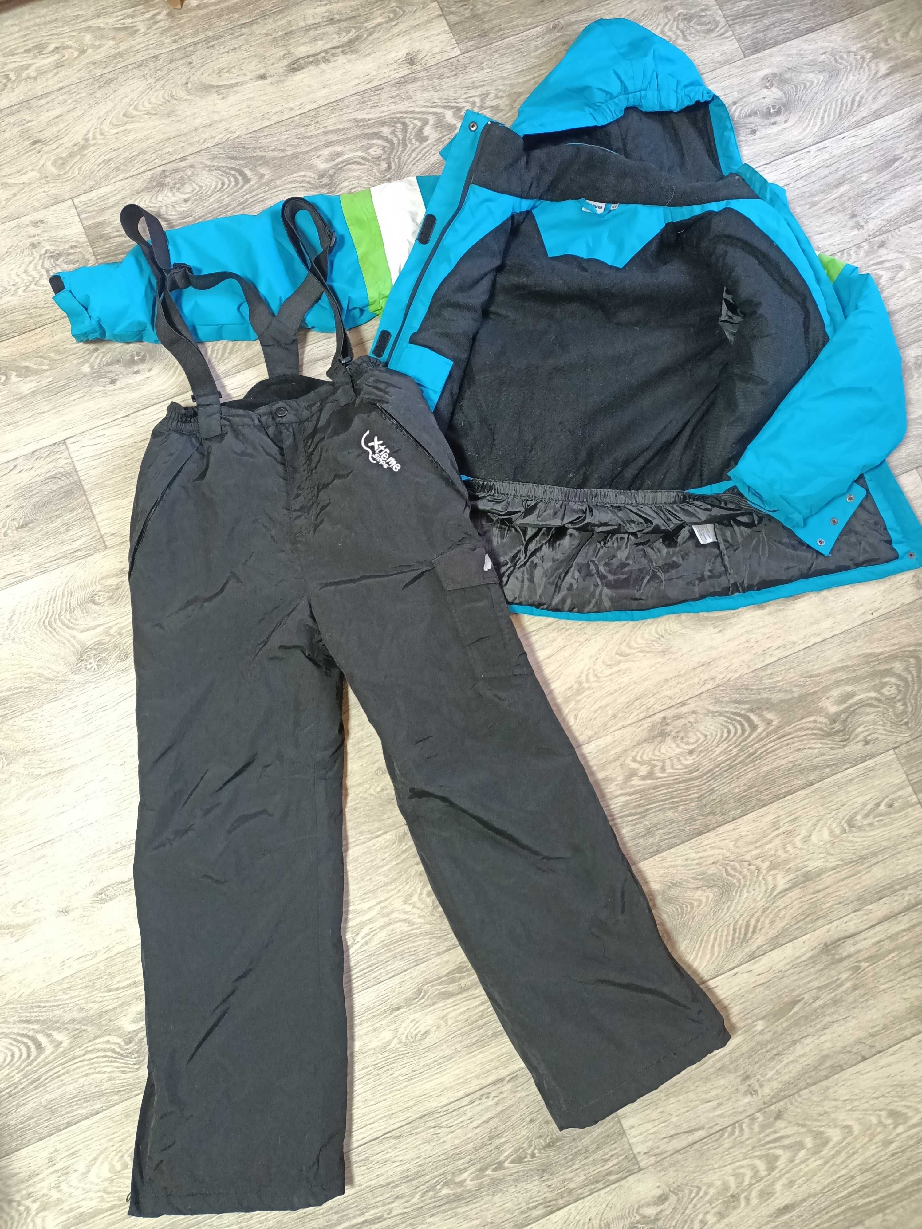Костюм лыжный сборный на  13-14 лет рост 158-164 см куртка штаны