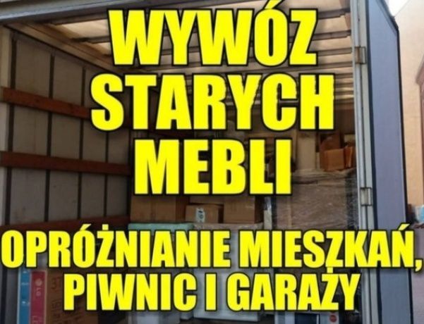 Wywóz mebli wywóz gabarytów opróżnianie mieszkań wywóz gratów  śmieci
