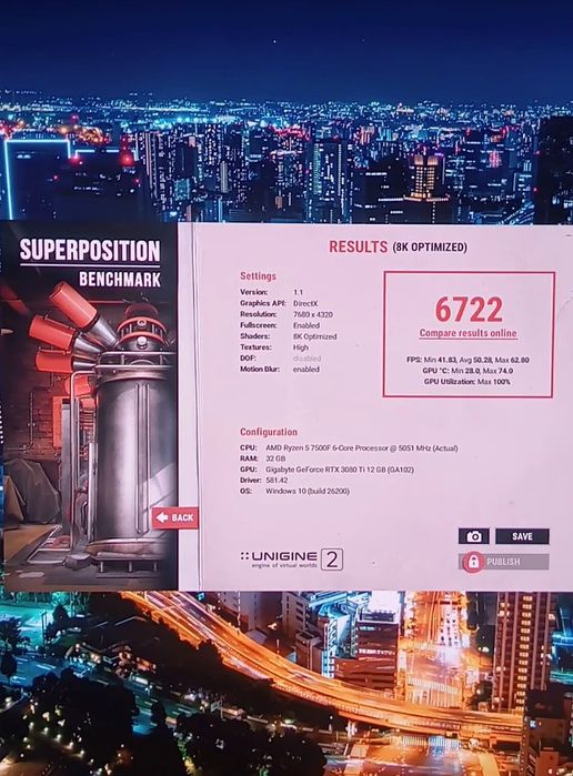 RTX 3080 ti 12 gb GIGABYTE gaming OC