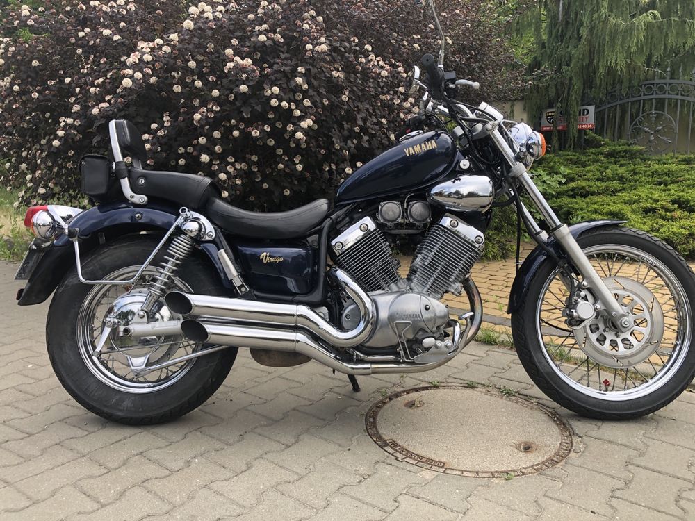 Yamaha Virago 535 granatowa